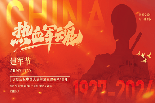 【八一建軍節】鐵血丹心，護我中華！熱烈慶祝中國人民解放軍建軍